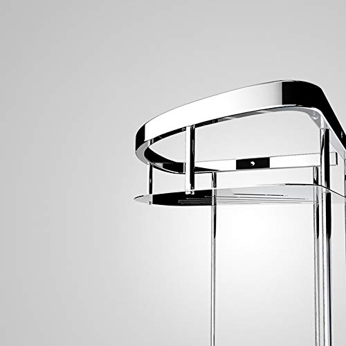 Estante para cestas de almacenamiento de esquina de ducha de 2 pisos, sin perforaciones Estantes de esquina de succión adhesivos Caddy de ducha para baño, WC, hotel, cocina (triángulo)