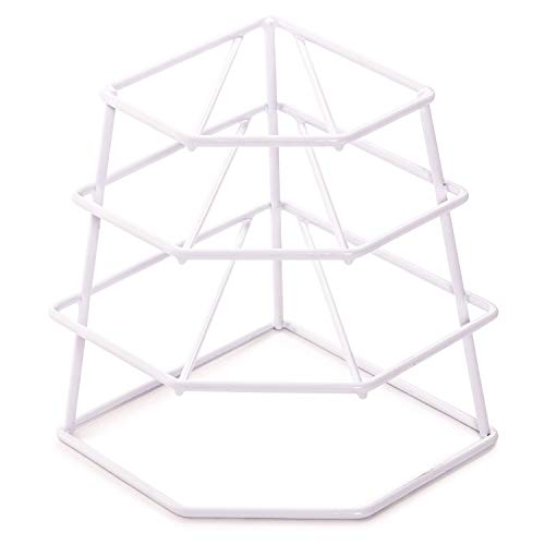 Estante para platos Home treats de esquina, para armario o encimera, color blanco