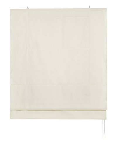 Estores Basic 20031 Estor Plegable sin Varillas, Tela, Crudo, 120x175 cm