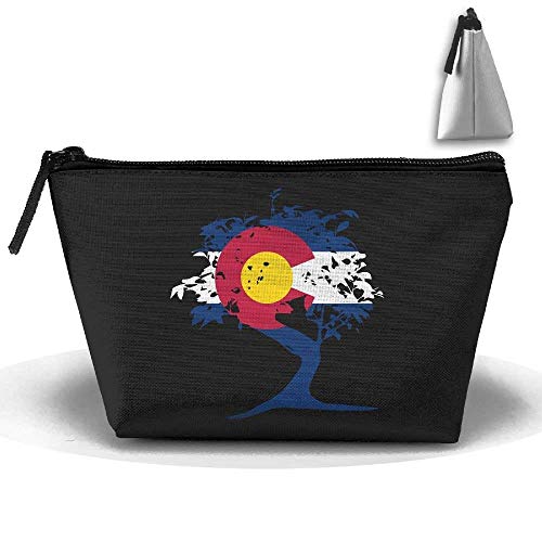 Estuche de lápices de papelería de pluma de Colorado Bonsai de árbol japonés Bolsa de maquillaje cosmético Bolsa