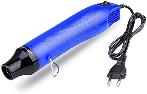 ETEPON Mini Pistola de Aire Caliente Manualidades 300W (Azul)