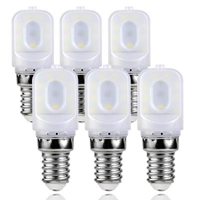 Eterbiz Bombilla LED E14, 4W Blanco Frío, 50W Incandescente Bombillas Equivalentes, 385Lm, Pequeño Tornillo de Edison Bombillas LED, No regulable - 6 unidades