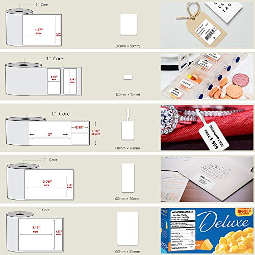 Etiquetadora., color blanco Q00 Label Maker Machine