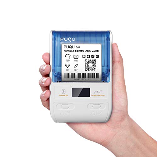 Etiquetadora., color blanco Q00 Label Maker Machine