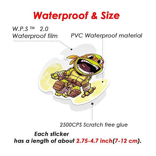 Etiquetas engomadas del ordenador portátil (100pcs), etiquetas engomadas de Superheros para la etiqueta del monopatín de las botellas de agua en bulto