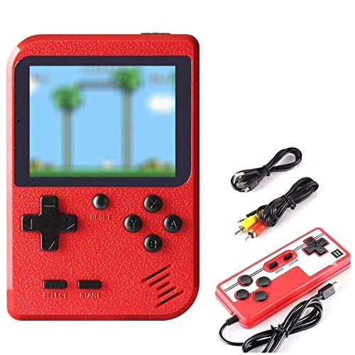 ETPARK Consola de Juegos Portátil, 400 Juegos Retro 2.8 Pulgadas Pantalla a Color Soporte para Jugadores Duales y Conexión de TV