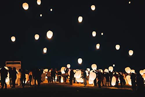EUTOPICA Pack 10 Farolillos voladores 100% Bio - #PaFarolilloElMío