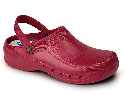 EVA Color Budeos Talla 40, Zueco de Trabajo para sanidad y hostelería Unisex Certificado CE EN ISO 20347 Marca DIAN