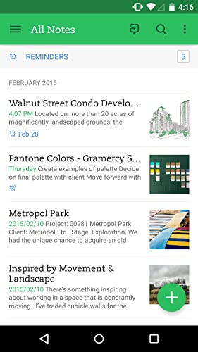 Evernote - mantente organizado.