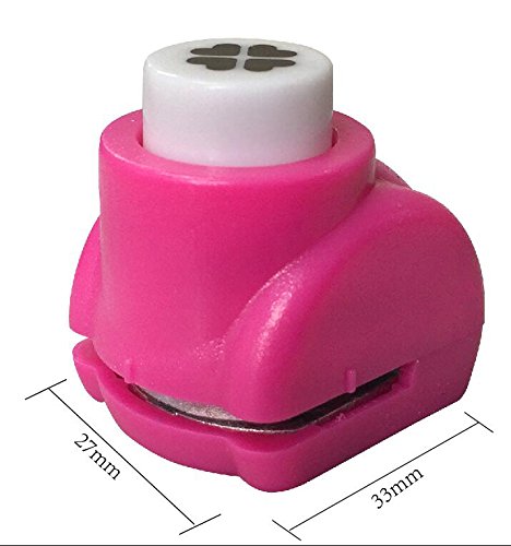 Exerz Perforadores para Arte y Manualidades 14 Piezas hágalo Usted Mismo – Viene con Estuche de Almacenamiento (Rosa, 14 Piezas)
