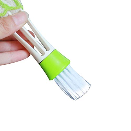 F-blue Coche de vehículo Aire Acondicionado Outlet Cepillo de Limpieza del Teclado a Prueba de Polvo del Tablero de Instrumentos Poratable Cepillo
