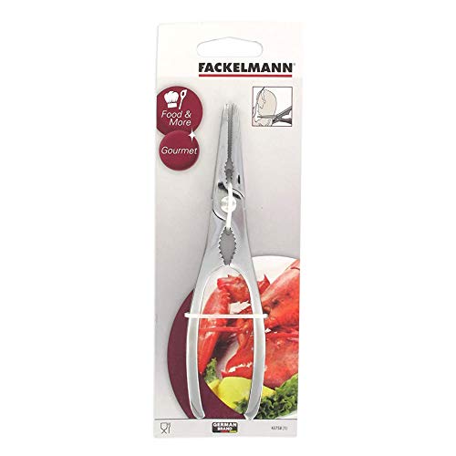 Fackelmann 43758 Tenacilla Marisco 17x4,5cm, Acero Inoxidable