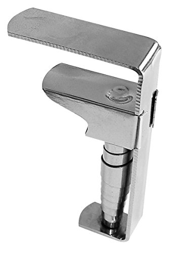 Fackelmann 61503 Mesa paño Pinza, Acero Inoxidable, Plata, 4 Unidades