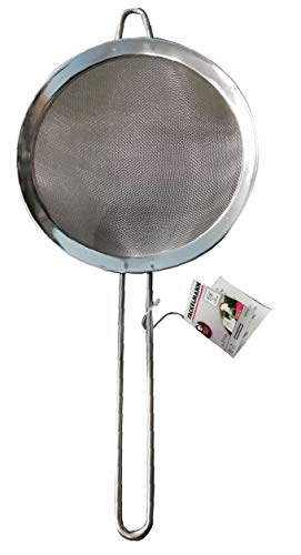 Fackelmann Colador Malla Fina Borde Plano Acero Inox. Color inox. Ø7,5x19,5cm. 1 ud.