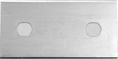 Fackelmann Cuchillas Recambio Rasqueta Vitrocerámica, Raspador, Rascador Limpieza, Acero Inoxidable, 4,5x2cm, 5uds