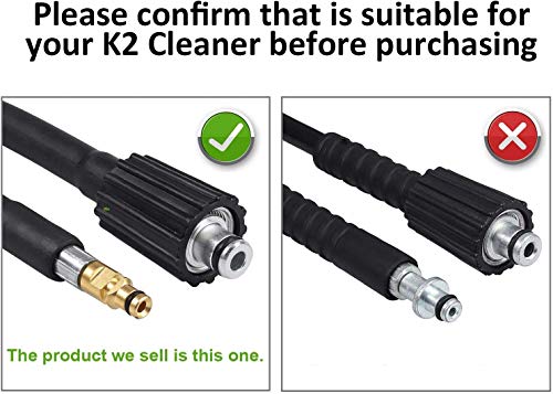 Fai Top 6M 19FT 2320PSI Tubo de Manguera para Lavadora de Alta presión Reemplazo de Limpieza de tubería de Agua para Karcher K2 K3 K4 K5