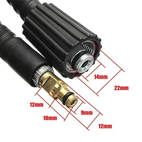 Fai Top 6M 19FT 2320PSI Tubo de Manguera para Lavadora de Alta presión Reemplazo de Limpieza de tubería de Agua para Karcher K2 K3 K4 K5