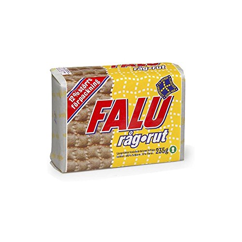 Falu Trapo Rutina - Pan Crujiente De Centeno (235g) (Paquete de 6)