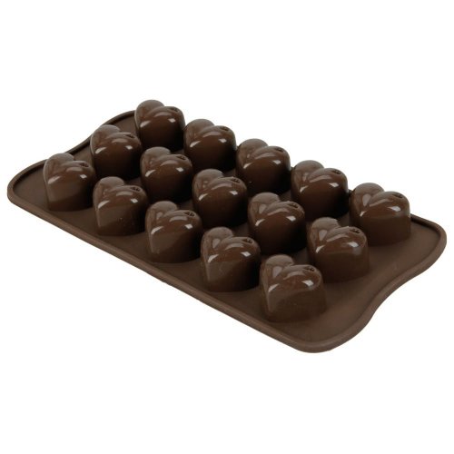 FamilyMall - Molde para hacer bombones (silicona), dise?o de corazones