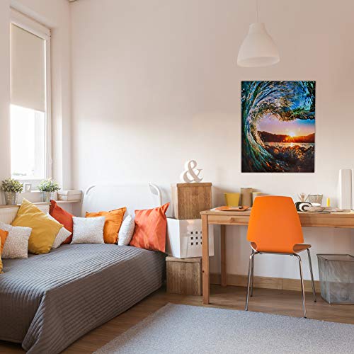 fanshiontide Pintura por números Pintura al óleo de bricolaje para adultos principiantes, decoración del hogar sin marco 40 * 50 cm，Amanecer