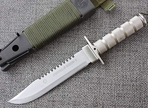 FARDEER Knife Cuchillo de Caza de Supervivencia al Aire Libre para Acampar de Supervivencia