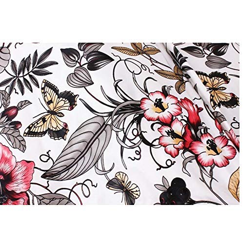 FCXBQ Patrón Retro Creativo a Prueba de Viento Hermoso Paraguas Pintado Hembra Petunia Flor tríptico automático Paraguas sombrilla