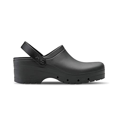 Feliz Caminar - Zueco Laboral Industrial Negro, 39