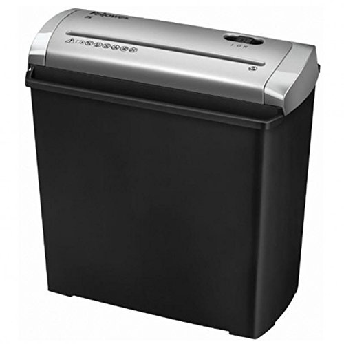 Fellowes Trito 2S - Destructora trituradora de papel, corte en tiras, 5 hojas, color negro