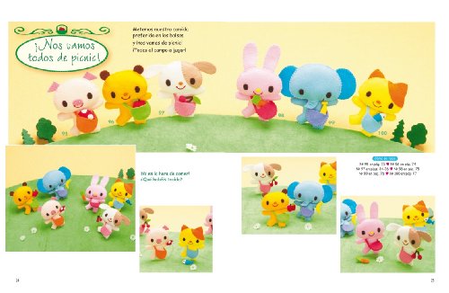 FELTIES JAPONESES: MUÑECOS, ANIMALES, FLORES, LETRAS...DE FIELTRO (Artesania Y Manualidades)