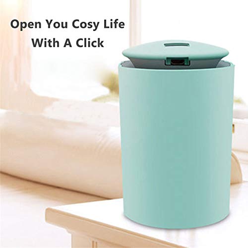 Festnight Humidificador USB, Purificador de Aire Silencioso, Mini Viaje Coche Difusor Niebla 260ml 3 Colores LED 8H Horas de Trabajo, para Baby Room/Yoga/Oficina
