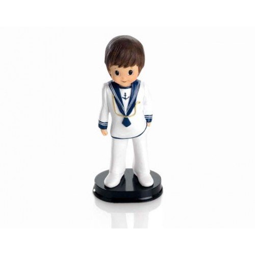 Figura comunión niño tarta GRABADA PERSONALIZADA figuras para pastel de marinero