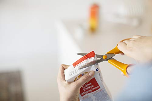 Fiskars Tijeras de cocina, Longitud total: 18 cm, Acero de calidad/Plástico, Classic, 1000819