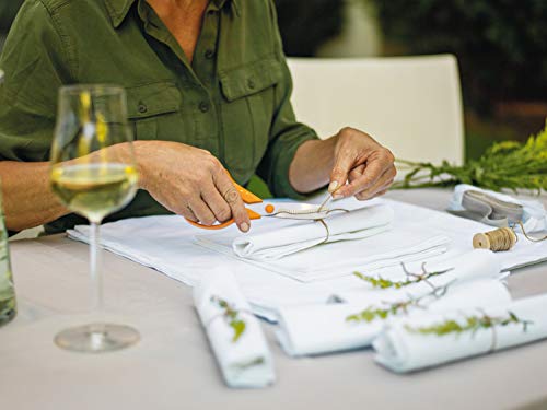 Fiskars Tijeras de cocina, Longitud total: 18 cm, Acero de calidad/Plástico, Classic, 1000819