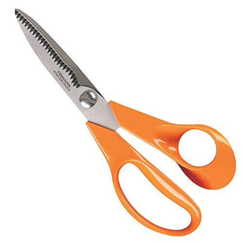 Fiskars Tijeras de cocina, Longitud total: 18 cm, Acero de calidad/Plástico, Classic, 1000819