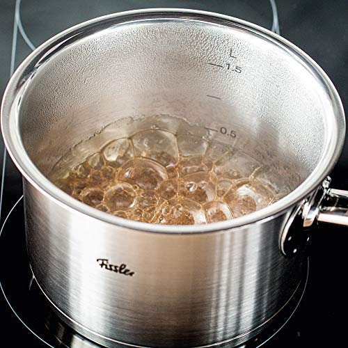 Fissler original-profi collection / Cazo de acero inoxidable (1,4 litros, Ø 16 cm), apta para cocinas de inducción, gas, vitrocerámica y eléctricas