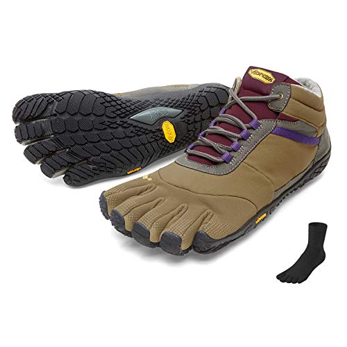 Fivefingers Vibram Trek Ascent - Calcetín para mujer con dedos de los pies, talla 41, color caqui