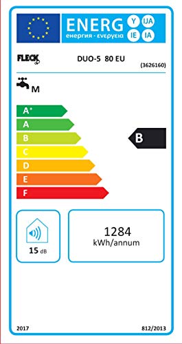 Fleck DUO5 80 EU - Termo electrico Duo 80 litros, eficiencia B B M