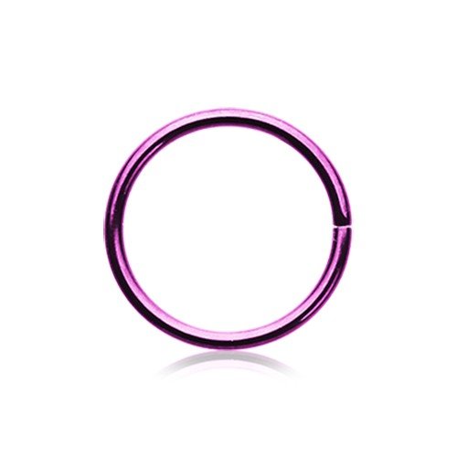 Flexible acero 20 G 18 G nariz aro (muchos colores disponibles.)