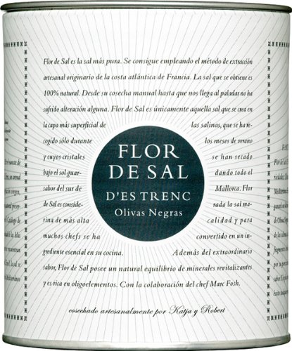 Flor de Sal d'Es Trenc Olivas Negras Flor de Sal - 150 gr