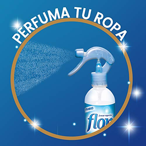 Flor Instant Perfumador para la ropa, fragancia azul - pack de 4