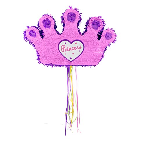 Folat B.V.-Pinata-Corona de Princesa Rosa, Color, Talla única (60923)