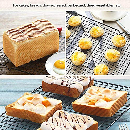 Fovely Bandeja para Enfriar Pasteles, Rejilla Antiadherente para Enfriar Pasteles, Rejilla para Enfriar Galletas Rejilla para Enfriar Hornear para panes Frescos para Galletas Galletas Galletas