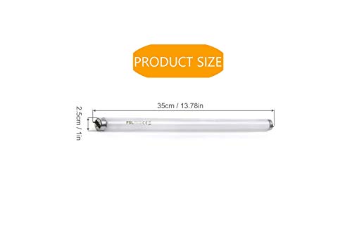 fraxinus Repuesto de Tubo Ultravioleta de 10W, Bombilla UV para el eliminador eléctrico de Insectos, 20W (Bombilla de 10W 2PCS)