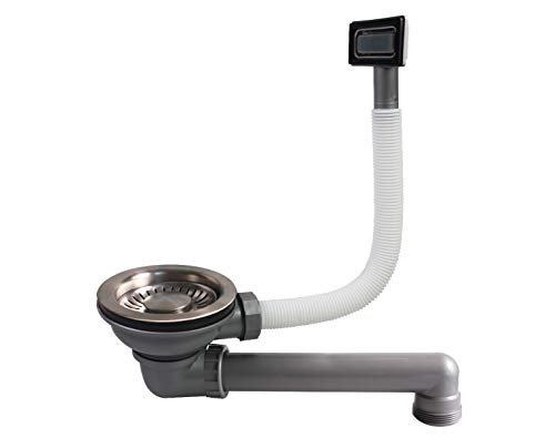 Fregadero de Cocina Pequeño Mizzo Linea 18-40 | Acero Inoxidable 304 | Mueble de 30 cm | Montaje Bajo o Sobre Encimera o al Ras | Radio 10mm | 1 Seno