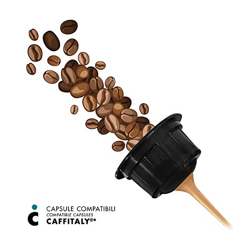 FRHOME - Caffitaly 100 Càpsulas compatibles - Il Caffè Italiano - Mezcla Trieste Intensidad 7