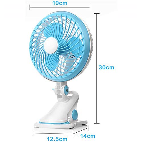FR&RF Ventilador USB Mini Ventilador portátil Cama Silencio Student Hostel Clip Oficina Ventilador USB Tabla Colgar de la Pared del Ventilador,Rosado