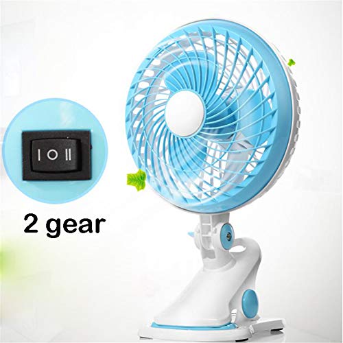 FR&RF Ventilador USB Mini Ventilador portátil Cama Silencio Student Hostel Clip Oficina Ventilador USB Tabla Colgar de la Pared del Ventilador,Rosado