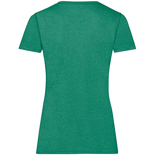 Fruit of the Loom- Camiseta de Manga Corta Valueweight para Mujer (XL) (Azul Cielo)
