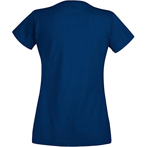 Fruit of the Loom- Camiseta de Manga Corta Valueweight para Mujer (XL) (Azul Cielo)