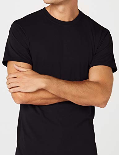 Fruit of the Loom Premium Tee Single, Camiseta manga corta para Hombre, Negro (Black), X-Large